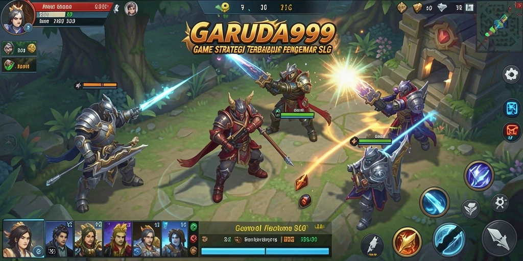 Tampilan gameplay menarik dengan strategi yang menegangkan.