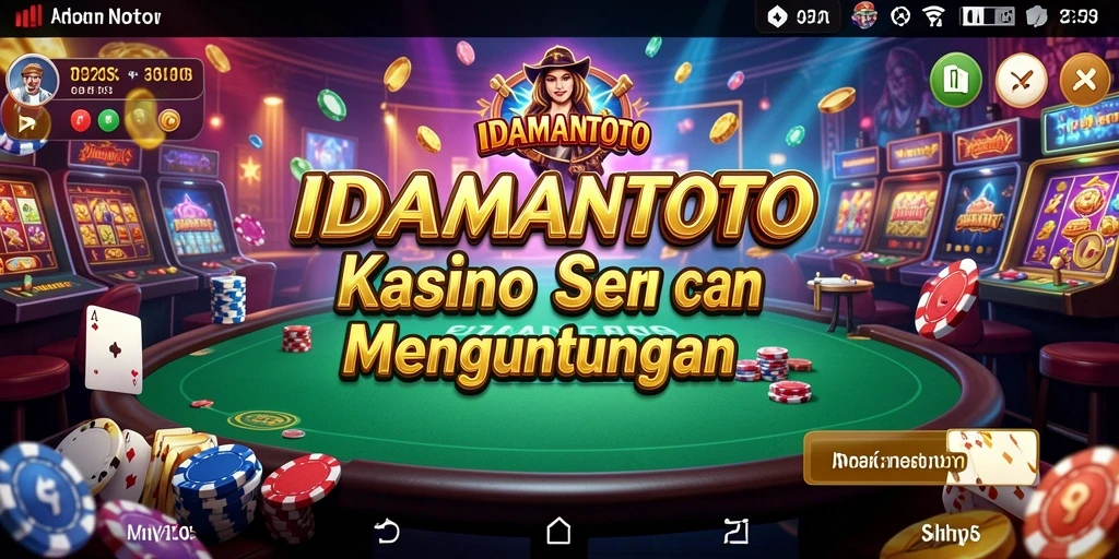 Tampilan gameplay menarik dan interaktif dari IDAMANTOTO.