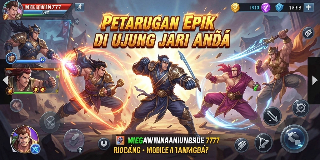 Gameplay Fighting yang mendebarkan dengan karakter beragam dan grafis memukau.