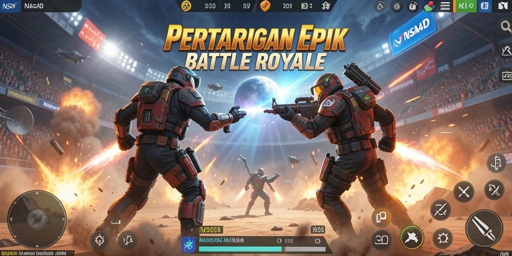 Gameplay mendebarkan di NASA4D dengan pertarungan Battle Royale.