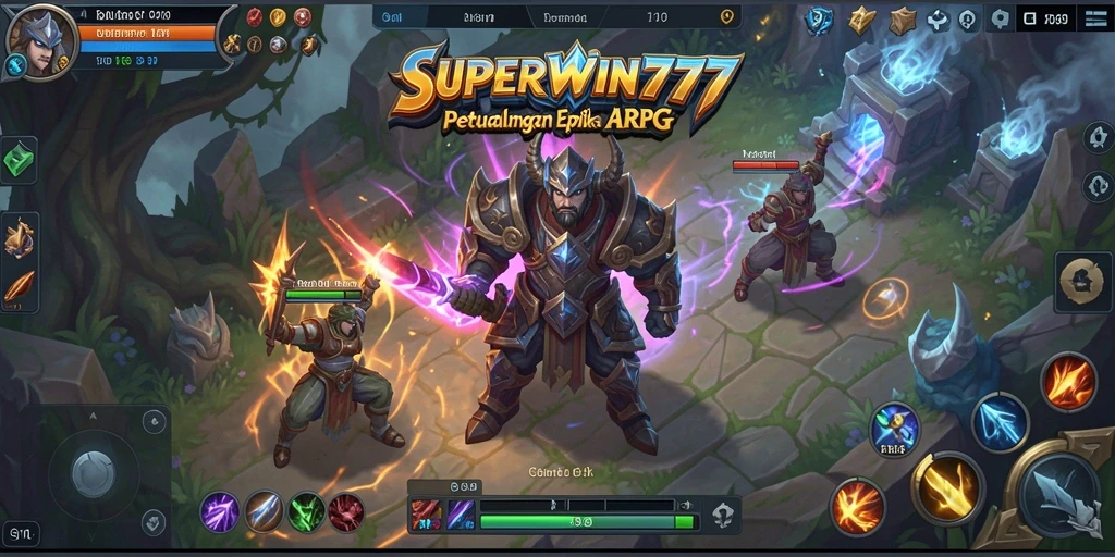 Tampilan gameplay epik dari SUPERWIN777 yang mendebarkan.
