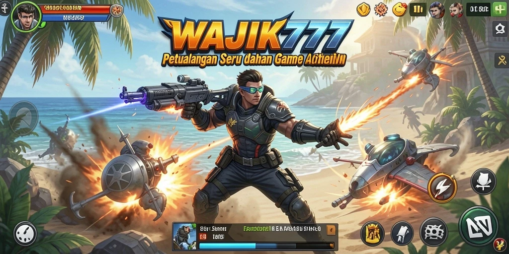 Screenshot WAJIK777 menampilkan aksi mendebarkan dalam permainan.