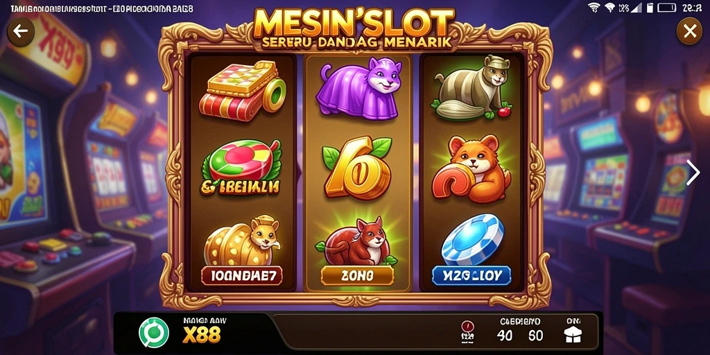 Screenshot utama gameplay Slot X88 yang mengasyikkan.