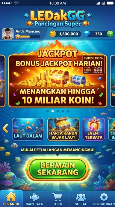 Pengalaman pengguna yang menyenangkan saat menggunakan ledakgg.